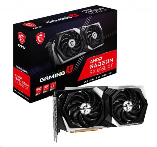 Obrázek MSI VGA AMD Radeon RX 6650 XT GAMING X 8G, RX 6650 XT, 8GB GDDR6, 3xDP, 1xHDMI