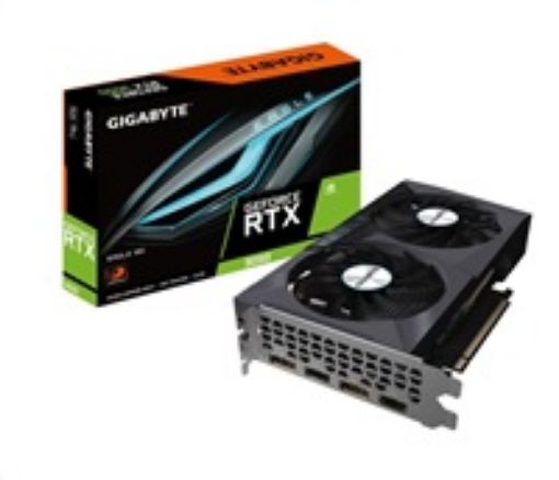 Obrázek GIGABYTE VGA NVIDIA GeForce RTX 3050 EAGLE 8G, RTX 3050, 8GB GDDR6, 2xDP, 2xHDMI