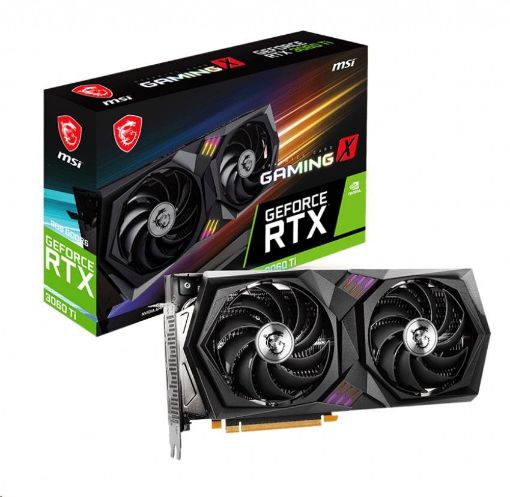 Obrázek MSI VGA NVIDIA GeForce RTX 3060 Ti GAMING X 8G LHR, RTX 3060 Ti, 8GB GDDR6, 3xDP, 1xHDMI