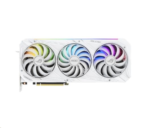 Obrázek ASUS VGA NVIDIA GeForce ROG Strix RTX 3090 OC 24GB White, RTX 3090, 24GB GDDR6X, 3xDP, 2xHDMI