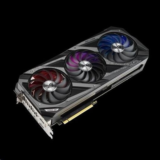 Obrázek ASUS VGA NVIDIA GeForce ROG Strix RTX 3090 24GB, RTX 3090, 24GB GDDR6X, 3xDP, 2xHDMI