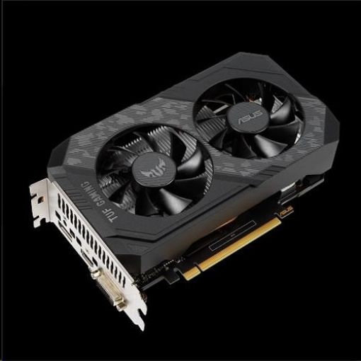 Obrázek ASUS VGA NVIDIA GeForce TUF Gaming GTX 1650 4GB GDDR6, GTX 1650, 4GB GDDR6, 1xDP, 1xHDMI, 1xDVI