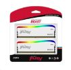 Obrázek DIMM DDR4 32GB 3600MT/s CL18 (Kit of 2) KINGSTON FURY Beast White RGB SE