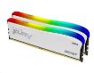 Obrázek DIMM DDR4 16GB 3200MT/s CL16 (Kit of 2) KINGSTON FURY Beast White RGB SE