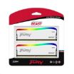 Obrázek DIMM DDR4 16GB 3200MT/s CL16 (Kit of 2) KINGSTON FURY Beast White RGB SE