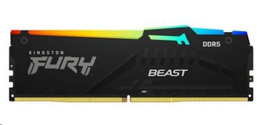 Obrázek DIMM DDR5 32GB 5600MT/s CL36 (Kit of 2) KINGSTON FURY Beast RGB EXPO