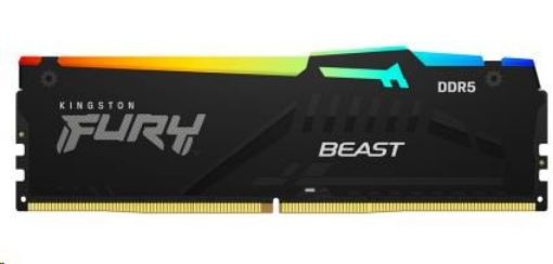 Obrázek DIMM DDR5 16GB 5600MT/s CL36 KINGSTON FURY Beast RGB EXPO