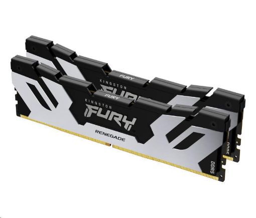 Obrázek DIMM DDR5 32GB 6400MT/s CL32 (Kit of 2) KINGSTON FURY Renegade Silver