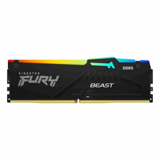 Obrázek DIMM DDR5 8GB 6000MT/s CL40 KINGSTON FURY Beast Black RGB