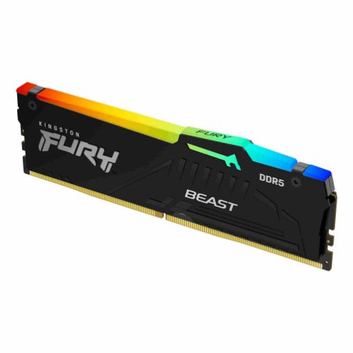 Obrázek DIMM DDR5 32GB 5600MT/s CL40 KINGSTON FURY Beast Black RGB