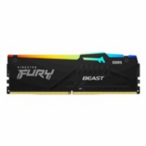 Obrázek DIMM DDR5 8GB 5200MT/s CL40 KINGSTON FURY Beast Black RGB