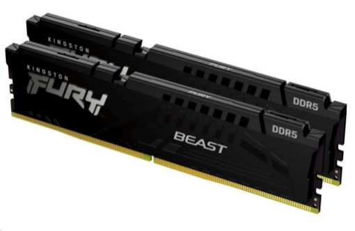 Obrázek DIMM DDR5 32GB 6000MT/s CL40 (Kit of 2) KINGSTON FURY Beast Black