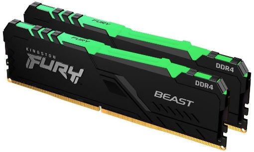 Obrázek DIMM DDR4 64GB 3600MT/s CL18 (Kit of 2) KINGSTON FURY Beast RGB