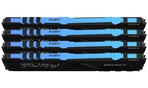 Obrázek DIMM DDR4 32GB 3200MT/s CL16 (Kit of 4) KINGSTON FURY Beast RGB