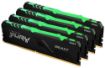 Obrázek DIMM DDR4 64GB 2666MT/s CL16 (Kit of 4) KINGSTON FURY Beast RGB