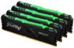 Obrázek DIMM DDR4 32GB 2666MT/s CL16 (Kit of 4) KINGSTON FURY Beast RGB