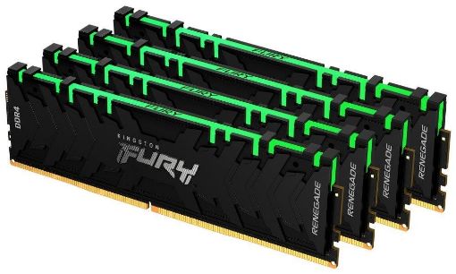 Obrázek DIMM DDR4 64GB 3200MT/s CL16 (Kit of 4) 1Gx8 KINGSTON FURY Renegade RGB