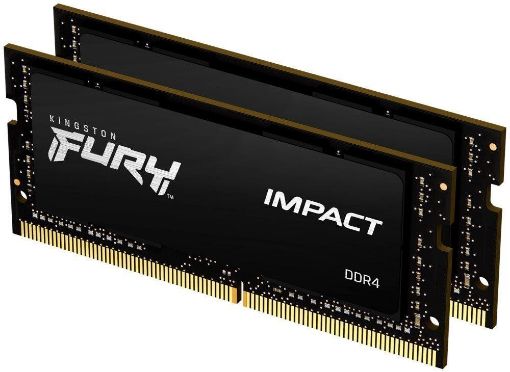 Obrázek SODIMM DDR4 64GB 2666MT/s CL16 (Kit of 2) KINGSTON FURY Impact