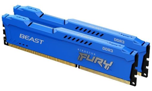 Obrázek DIMM DDR3 16GB 1866MT/s CL10 (Kit of 2) KINGSTON FURY Beast Blue