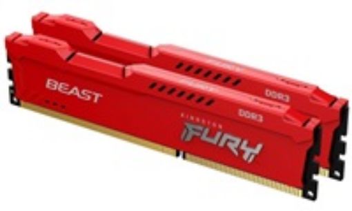 Obrázek DIMM DDR3 16GB 1600MT/s CL10 (Kit of 2) KINGSTON FURY Beast Red