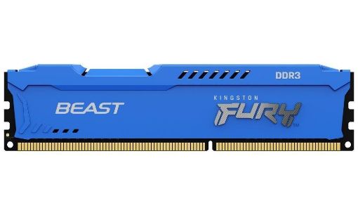 Obrázek DIMM DDR3 8GB 1600MT/s CL10 KINGSTON FURY Beast Blue