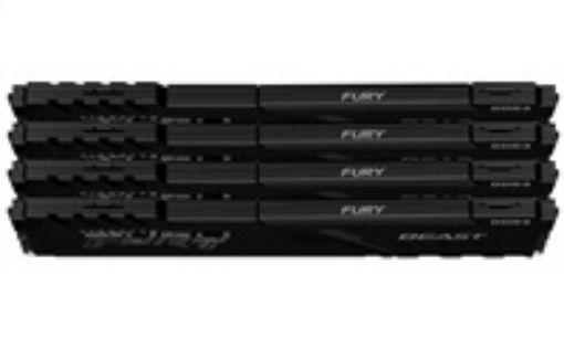 Obrázek DIMM DDR4 32GB 3600MT/s CL17 (Kit of 4) KINGSTON FURY Beast Black