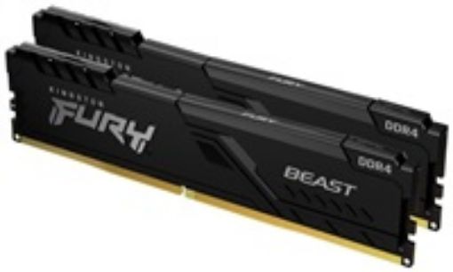 Obrázek DIMM DDR4 64GB 2666MT/s CL16 (Kit of 2) KINGSTON FURY Beast Black