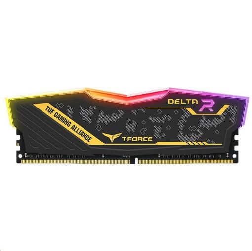 Obrázek DIMM DDR4 16GB 2933MHz, CL16, (KIT 2x8GB), T-FORCE DELTA TUF Gaming RGB DDR4