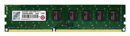 Obrázek DIMM DDR3 4GB 1600MHz TRANSCEND 2Rx8 CL11