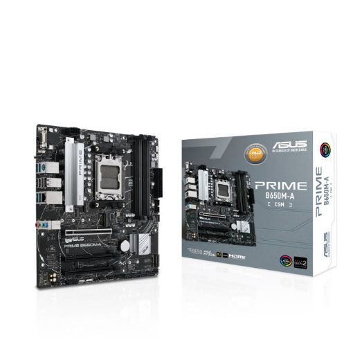 Obrázek ASUS MB Sc AM5 PRIME B650M-A-CSM, AMD B650, 4xDDR5, 1xDP, 1xHDMI, 1xVGA, mATX