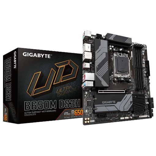 Obrázek GIGABYTE MB Sc AM5 B650M DS3H, AMD B650, 4xDDR5, 2xDP, 1xHDMI, mATX