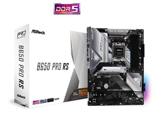 Obrázek ASRock MB Sc AM5 B650 PRO RS, AMD B650, 4xDDR5, 1xDP, 1xHDMI