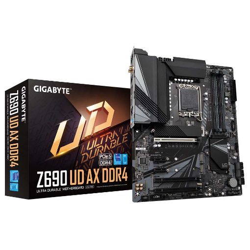 Obrázek GIGABYTE MB Sc LGA1700 Z690 UD AX DDR4, Intel Z690, 4xDDR4, 1xDP, 1xHDMI, WI-FI