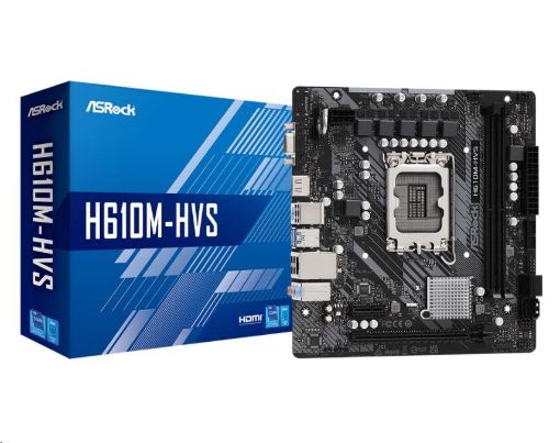 Obrázek ASRock MB Sc LGA1700 H610M-HVS, Intel H610, 2xDDR4, 1xHDMI, 1xVGA, mATX