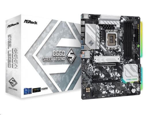 Obrázek ASRock MB Sc LGA1700 B660 STEEL LEGEND, Intel B660, 4xDDR4, 1xDP, 1xHDMI