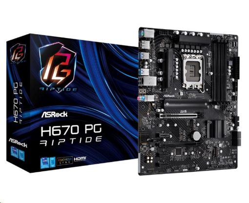 Obrázek ASRock MB Sc LGA1700 H670 PG RIPTIDE, Intel H670, 4xDDR4, 1xDP, 1xHDMI