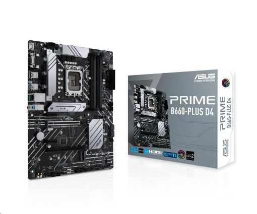 Obrázek ASUS MB Sc LGA1700 PRIME B660-PLUS DDR4, Intel B660, 4xDDR4, 1xDP, 1xHDMI, 1xVGA