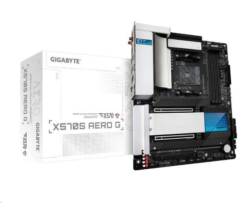 Obrázek GIGABYTE MB Sc AM4 X570S AERO G, AMD X570, 4xDDR4, 1xHDMI, WI-FI