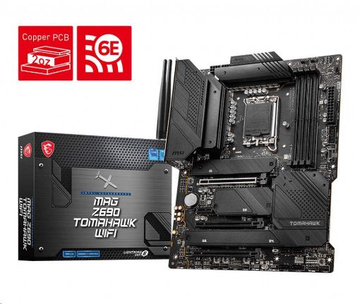 Obrázek MSI MB Sc LGA1700 MAG Z690 TOMAHAWK WIFI, Intel Z690, 4xDDR5, 1xDP, 1xHDMI, WI-FI