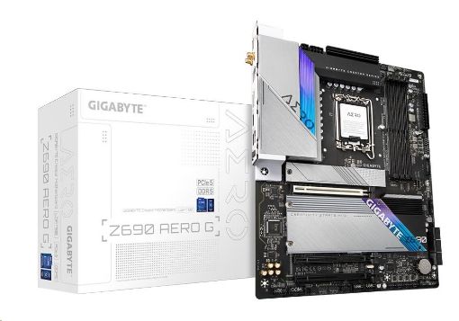 Obrázek GIGABYTE MB Sc LGA1700 Z690 AERO G, Intel Z690, 4xDDR5, 1xHDMI, WI-FI