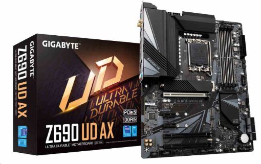 Obrázek GIGABYTE MB Sc LGA1700 Z690 UD AX, Intel Z690, 4xDDR5, 1xDP, 1xHDMI, WI-FI