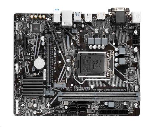 Obrázek GIGABYTE MB Sc LGA1200 H410M S2H V3, Intel H510, 2xDDR4, 1xHDMI, 1xDVI, 1xVGA, mATX