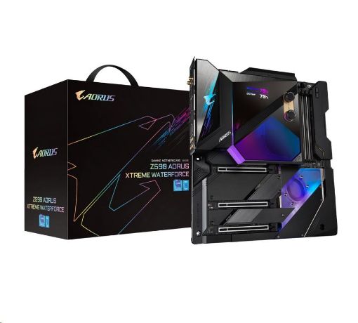 Obrázek GIGABYTE MB Sc LGA1200 Z590 AORUS XTREME WATERFORCE, Intel Z590, 4xDDR4, 1xHDMI, WI-FI, E-ATX