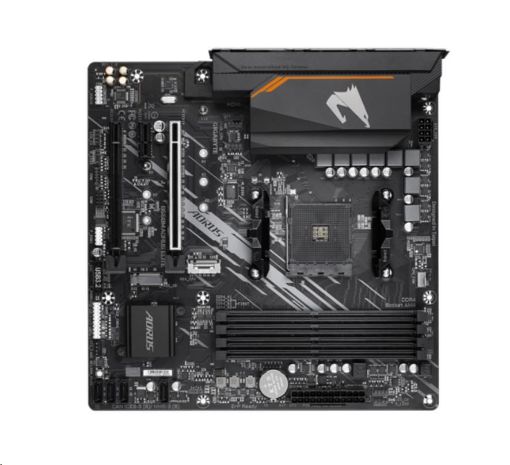 Obrázek GIGABYTE MB Sc AM4 B550M AORUS ELITE, AMD B550, 4xDDR4, 1xHDMI, 1xDVI, mATX