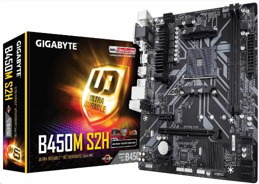 Obrázek GIGABYTE MB Sc AM4 B450M S2H, AMD B450, 2xDDR4, VGA, mATX