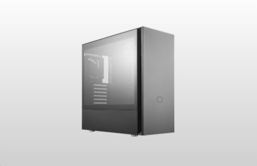 Obrázek BAZAR Cooler Master case Silencio S600 Tempered Glass, ATX, Mid Tower, černá, bez zdroje - poškozený obal