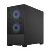 Obrázek FRACTAL DESIGN skříň Pop Mini Air RGB Black TG Clear Tint, 2x USB 3.0, bez zdroje, mATX