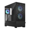 Obrázek FRACTAL DESIGN skříň Pop Air RGB Black TG Clear Tint, 2x USB 3.0, bez zdroje, ATX