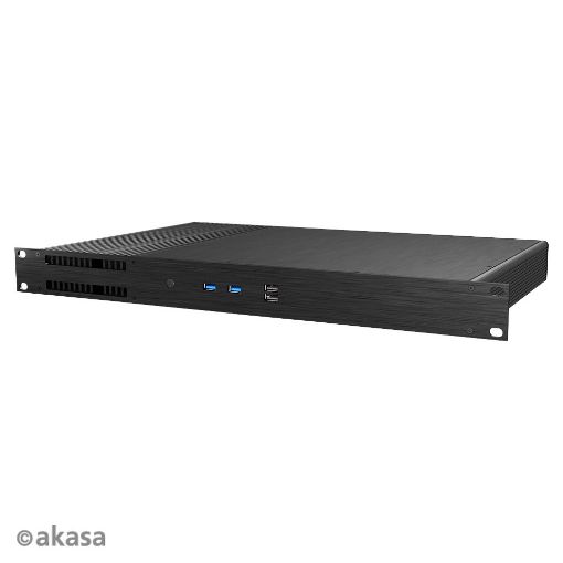 Obrázek AKASA case Galileo TU3 Plus,Intel LGA1700 1U fanless Thin Mini-ITX case