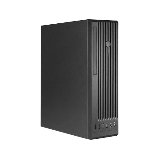 Obrázek CHIEFTEC skříň mini ITX, BE-10B, Black, zdroj 300W 80+ Bronze